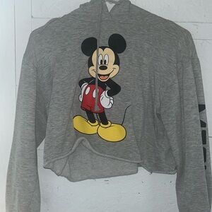 Disney cropped hoodie